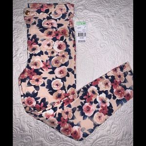 Toughskins girls floral jeggings 🌸